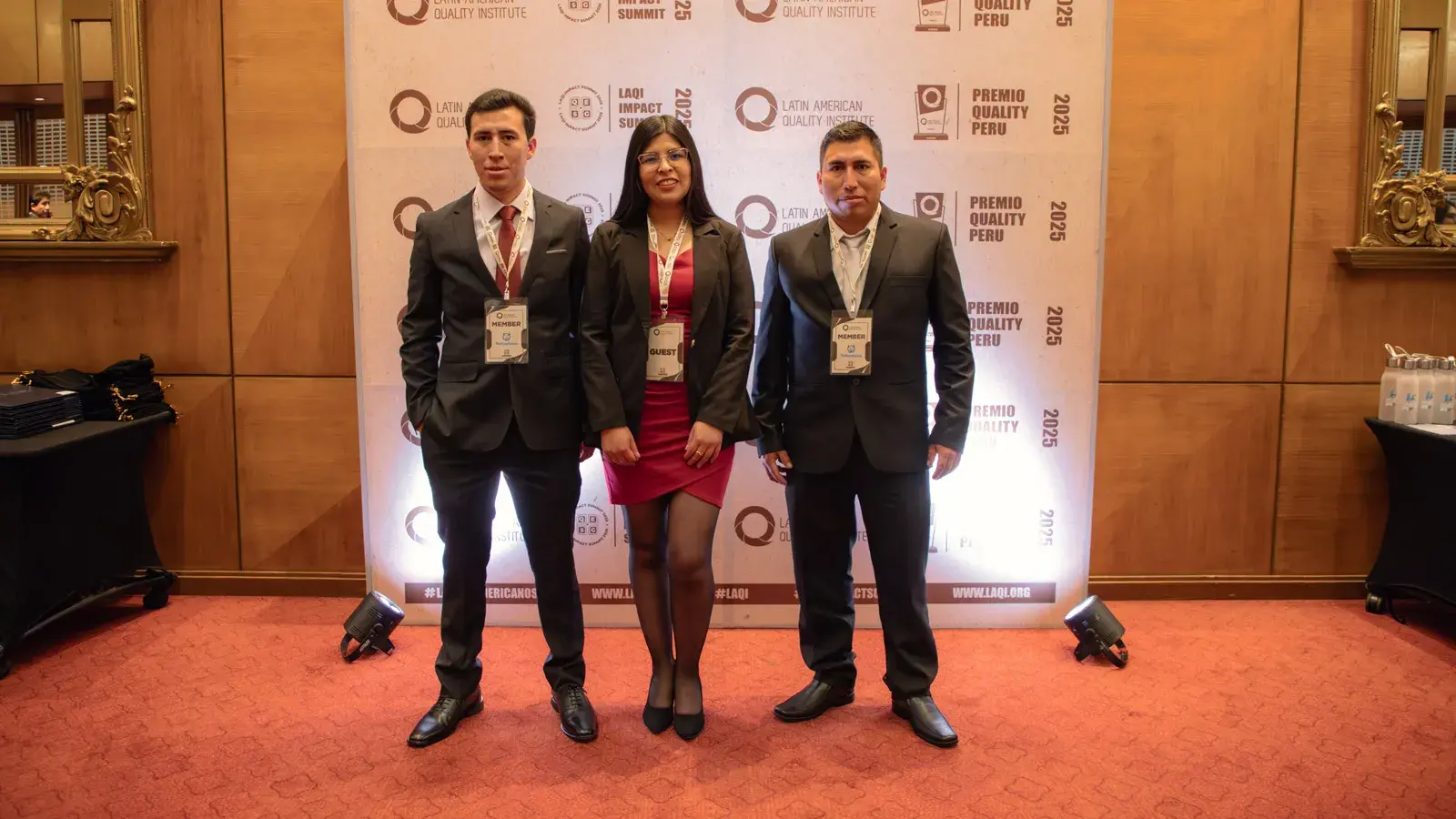 TreXperience team posing with Peru Quality Award recognitions. TreXperience team posing with Peru Quality Award recognitions.