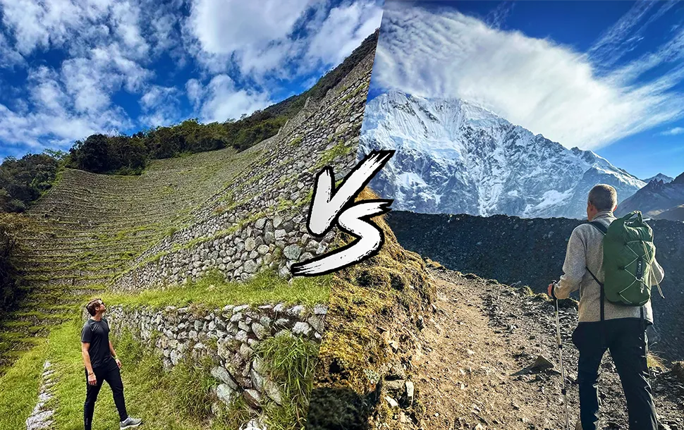 Inca Trail vs Salkantay Trek Inca Trail vs Salkantay Trek