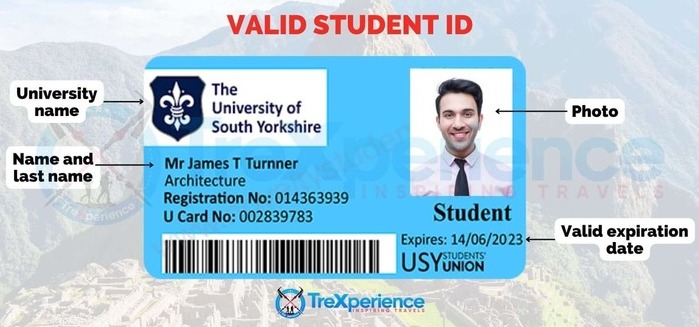 Machu Picchu Valid student ID Machu Picchu Valid student ID