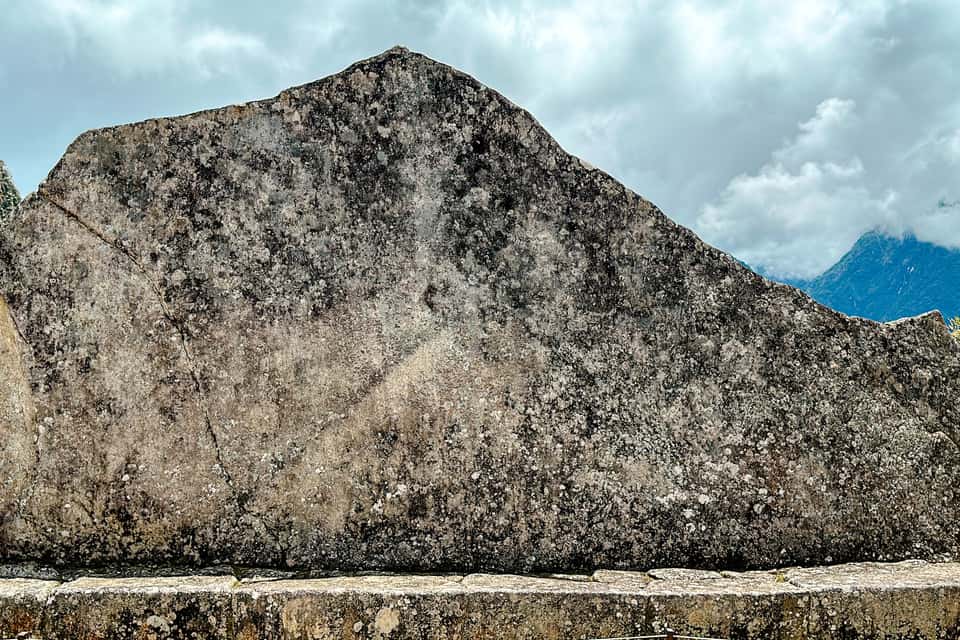Sacred Rock in Machu Picchu Sacred Rock in Machu Picchu