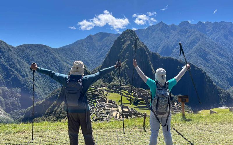 Arrival to Machu Picchu Arrival to Machu Picchu