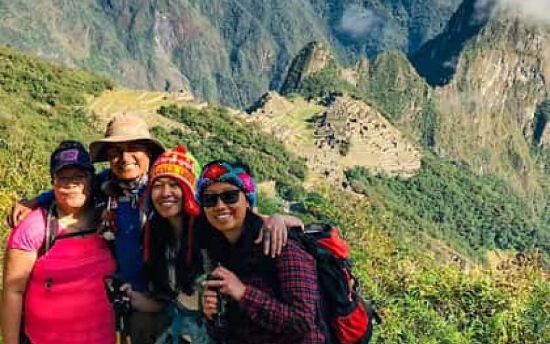 Arriving from the Ultimate Inca Trail tour