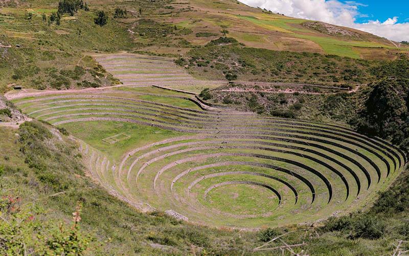 Moray circular terraces part of the maras and moray Machu Picchu tour | TreXperience