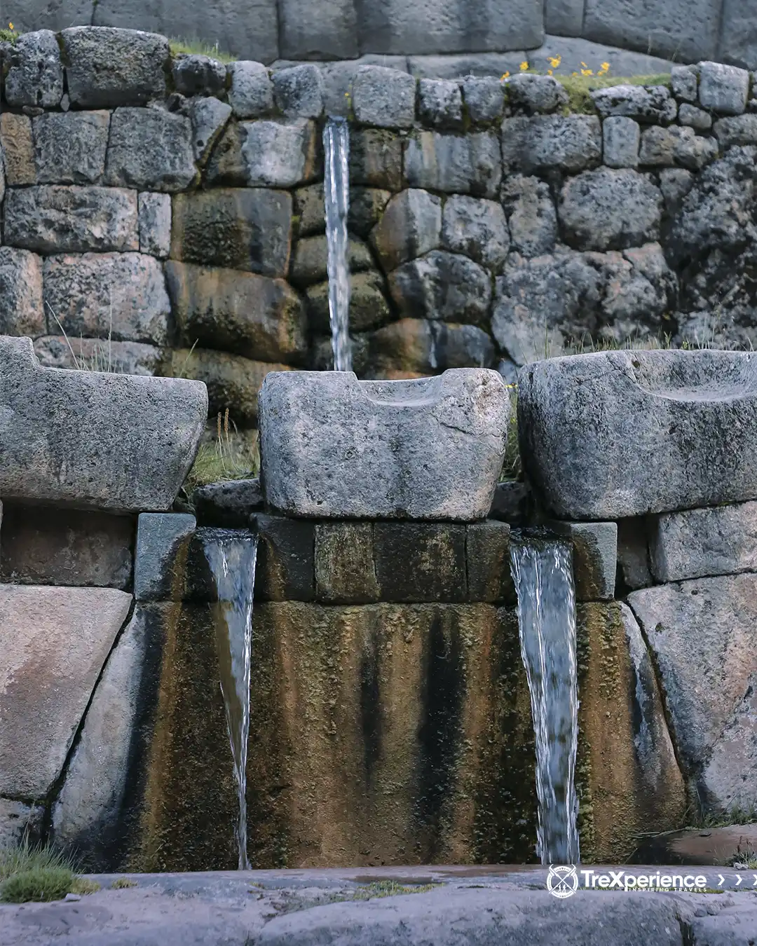 Water fountain of Tambomachay in Cusco, Peru Water fountain of Tambomachay in Cusco, Peru | TreXperience
