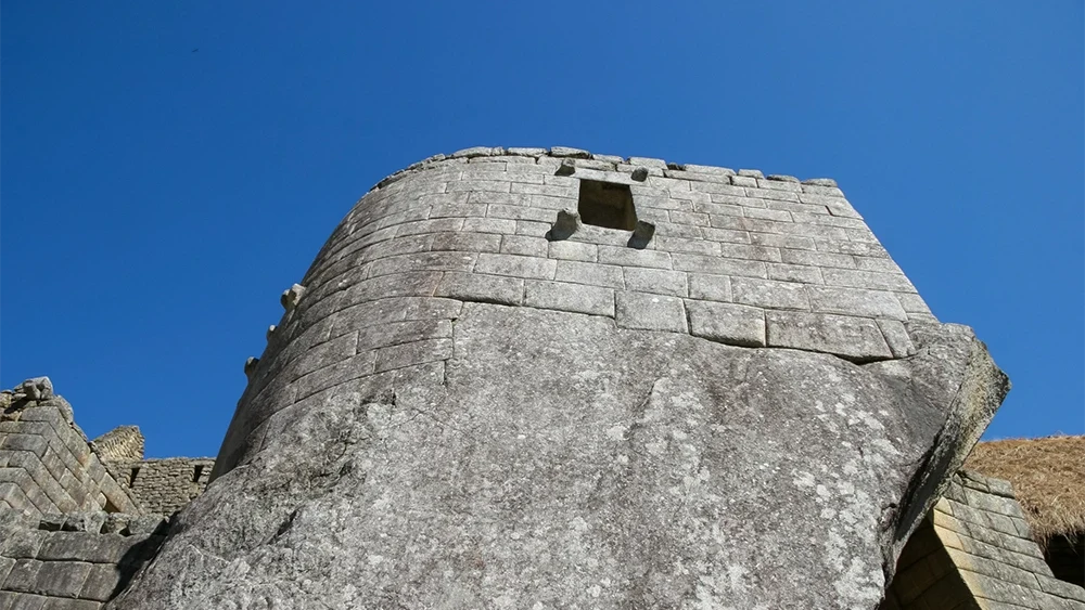 Temple of the Sun in Machu Picchu Temple of the Sun in Machu Picchu