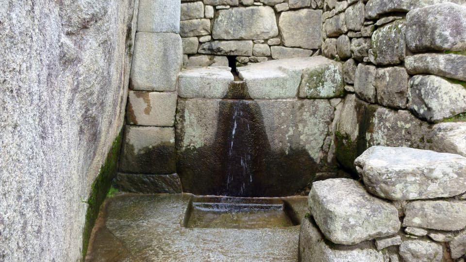 Water Fountains in Machu Picchu Water Fountains in Machu Picchu